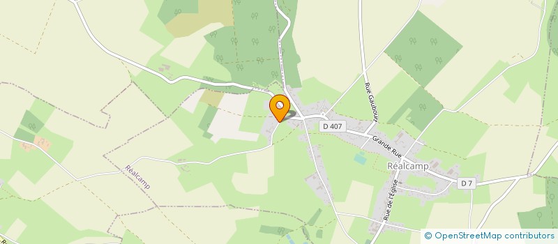 localisation de l'entreprise MONSIEUR BENOIT CABIN  REALCAMP