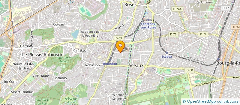 localisation de l'entreprise MONSIEUR BENOIT CAILLARD à SCEAUX
