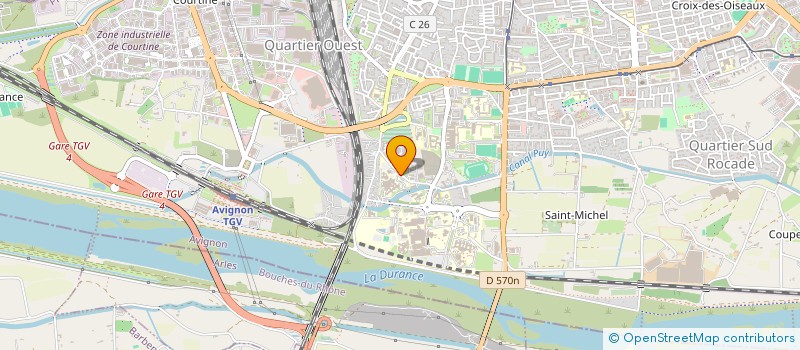 localisation de l'entreprise MONSIEUR BENOIT CALDERON  AVIGNON