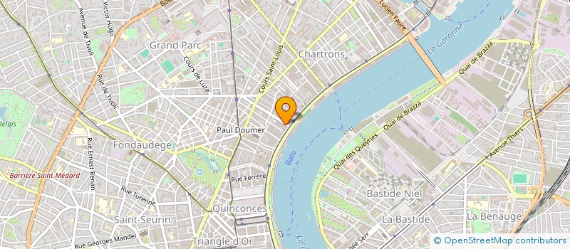 localisation de l'entreprise MONSIEUR BENOIT CALIN  BORDEAUX