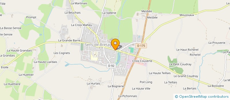 localisation de l'entreprise MONSIEUR BENOIT CALLERY à SENS-DE-BRETAGNE