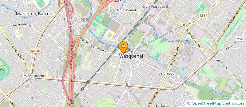 localisation de l'entreprise MONSIEUR BENOIT CALOONE  WASQUEHAL