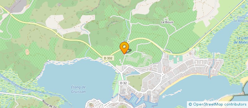 localisation de l'entreprise MONSIEUR BENOIT CALU  GRUISSAN
