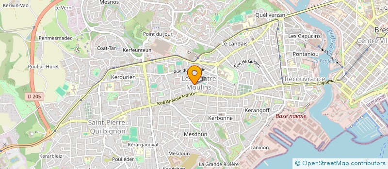 localisation de l'entreprise MONSIEUR BENOIT CAM à BREST