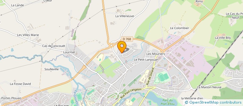 localisation de l'entreprise MONSIEUR BENOIT CAMARET  LAMBALLE-ARMOR