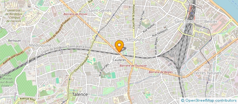 localisation de l'entreprise MONSIEUR BENOIT CAMBIER  BORDEAUX