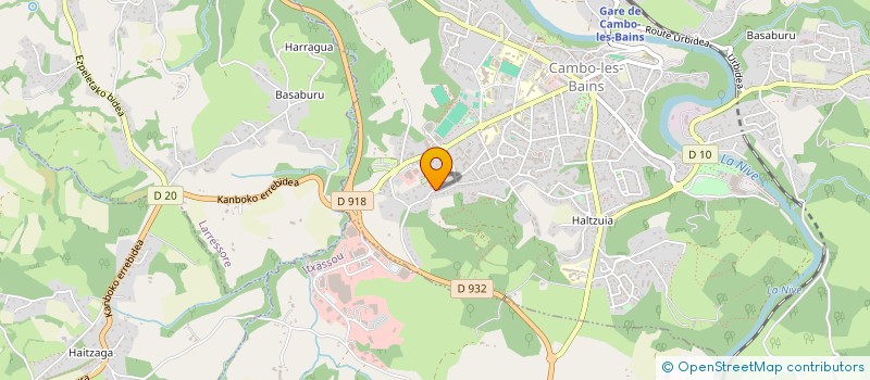 localisation de l'entreprise MONSIEUR BENOIT CAMPAN à CAMBO-LES-BAINS
