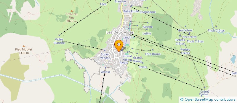 localisation de l'entreprise MONSIEUR BENOIT CAMPION à LES DEUX ALPES