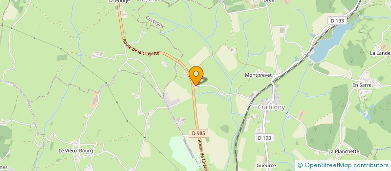 localisation de l'entreprise MONSIEUR BENOIT CANCE  CURBIGNY