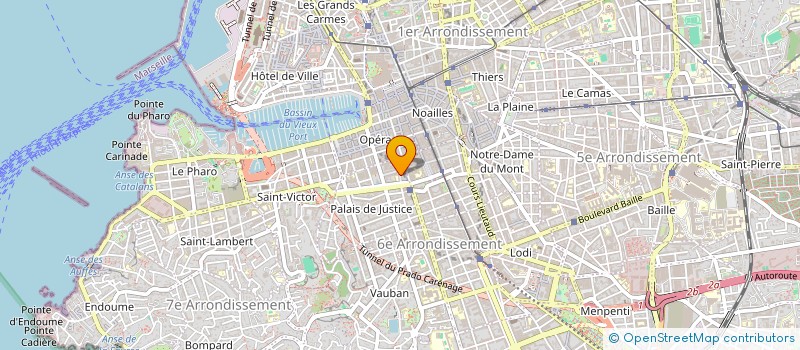 localisation de l'entreprise MONSIEUR BENOIT CANDON  MARSEILLE