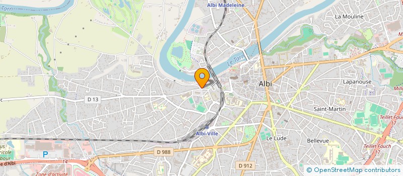 localisation de l'entreprise MONSIEUR BENOIT CANIVEZ à ALBI