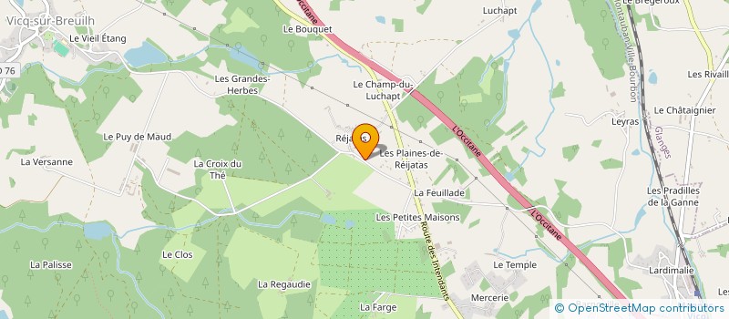 localisation de l'entreprise MONSIEUR BENOIT CANTALOUBE  VICQ-SUR-BREUILH