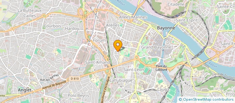 localisation de l'entreprise MONSIEUR BENOIT CARENNE  BAYONNE