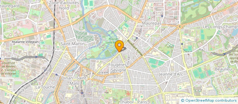 localisation de l'entreprise MONSIEUR BENOIT CARFANTAN  RENNES