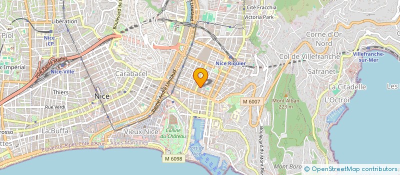 localisation de l'entreprise MONSIEUR BENOIT CARLINO à NICE