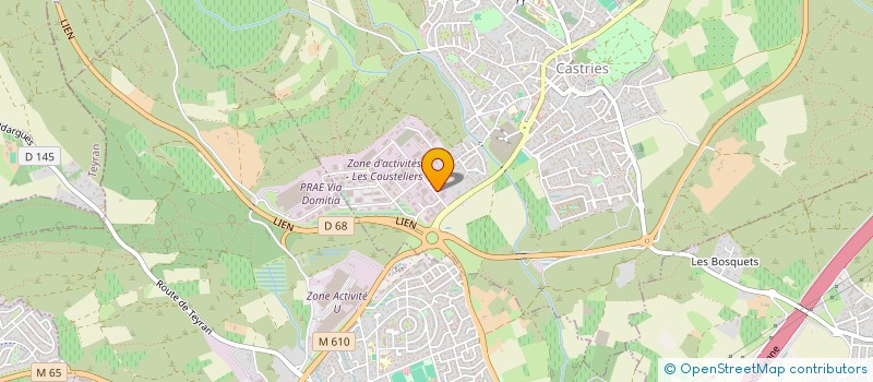 localisation de l'entreprise MONSIEUR BENOIT CARPENTIER  CASTRIES