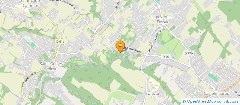 localisation de l'entreprise MONSIEUR BENOIT CARSI  LAPEYROUSE-FOSSAT