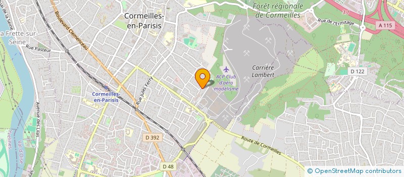 localisation de l'entreprise MONSIEUR BENOIT CARTERET  CORMEILLES-EN-PARISIS