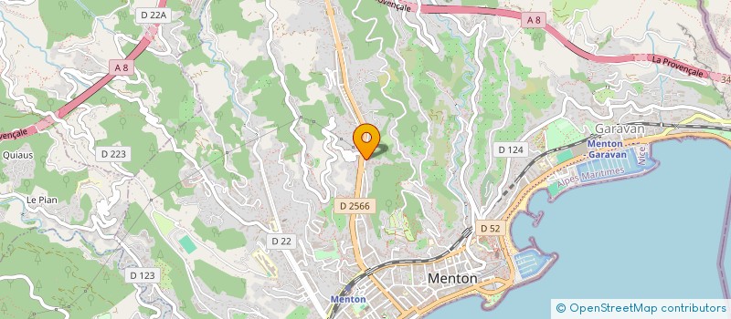 localisation de l'entreprise MONSIEUR BENOIT CASAL  MENTON