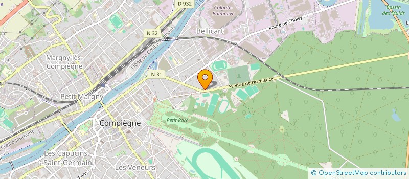 localisation de l'entreprise MONSIEUR BENOIT CASSEL à COMPIEGNE