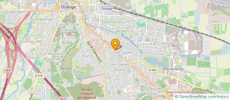 localisation de l'entreprise MONSIEUR BENOIT CASTANET à ORANGE