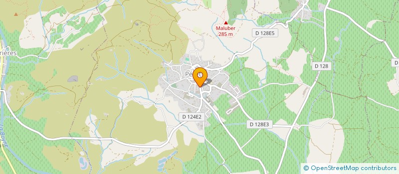 localisation de l'entreprise MONSIEUR BENOIT CASTES  PERET