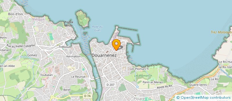 localisation de l'entreprise MONSIEUR BENOIT CAYLA  DOUARNENEZ