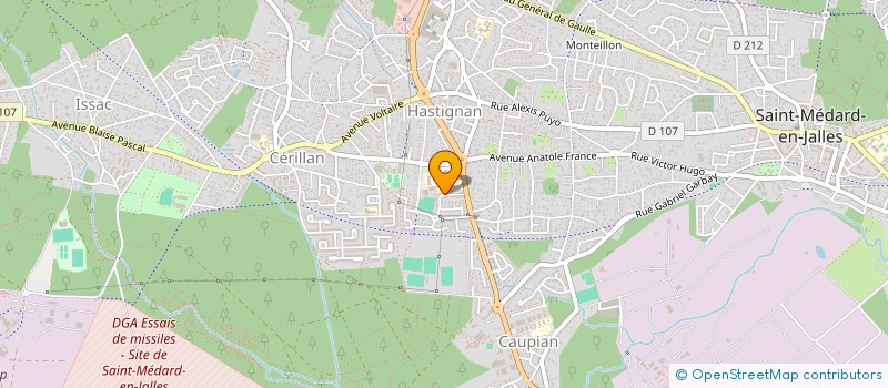 localisation de l'entreprise MONSIEUR BENOIT CAYRON  SAINT-MEDARD-EN-JALLES