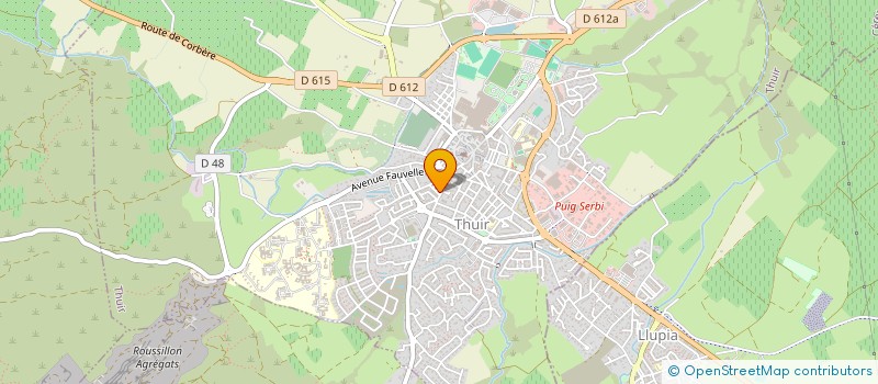 localisation de l'entreprise MONSIEUR BENOIT CAZES  THUIR