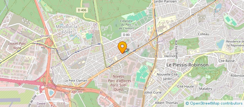localisation de l'entreprise MONSIEUR BENOIT CERVELLI à CLAMART