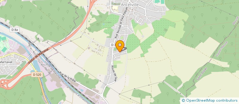 localisation de l'entreprise MONSIEUR BENOIT CHALONS  ANCERVILLE