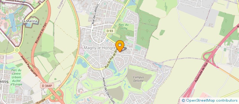 localisation de l'entreprise MONSIEUR BENOIT CHANAS  COMBAILLAUX