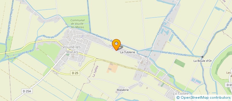 localisation de l'entreprise MONSIEUR BENOIT CHARPENTIER  VOUILLE-LES-MARAIS