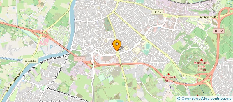 localisation de l'entreprise MONSIEUR BENOIT CHARRET à AGDE