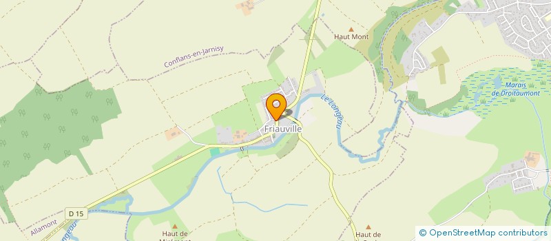 localisation de l'entreprise MONSIEUR BENOIT CHAULACEL  PUXIEUX