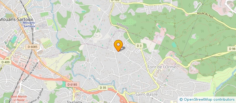 localisation de l'entreprise MONSIEUR BENOIT CHAUVET à MOUGINS