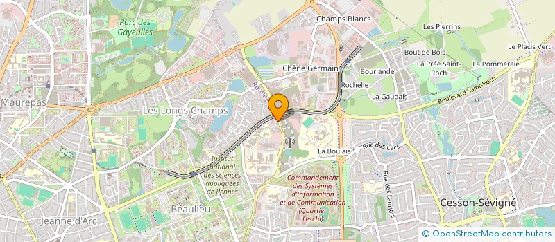 localisation de l'entreprise MONSIEUR BENOIT CHAUVIN à RENNES