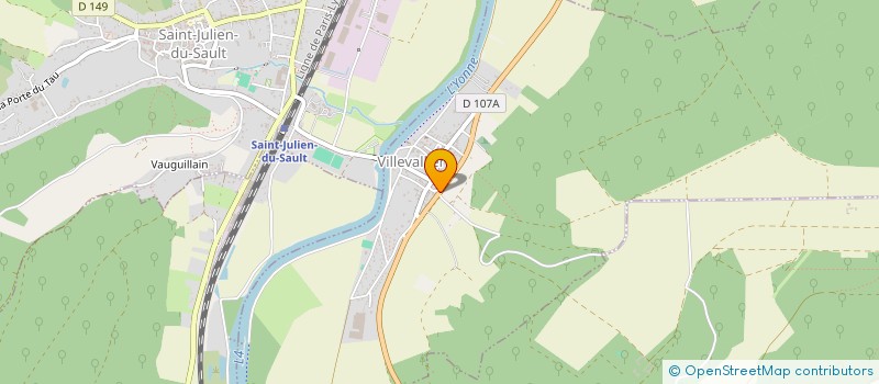 localisation de l'entreprise MONSIEUR BENOIT CHEKKINA  VILLEVALLIER