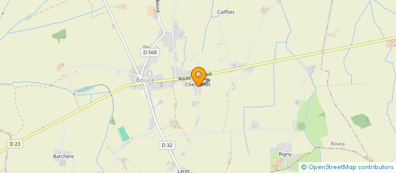 localisation de l'entreprise MONSIEUR BENOIT CHELLES  BOUCE