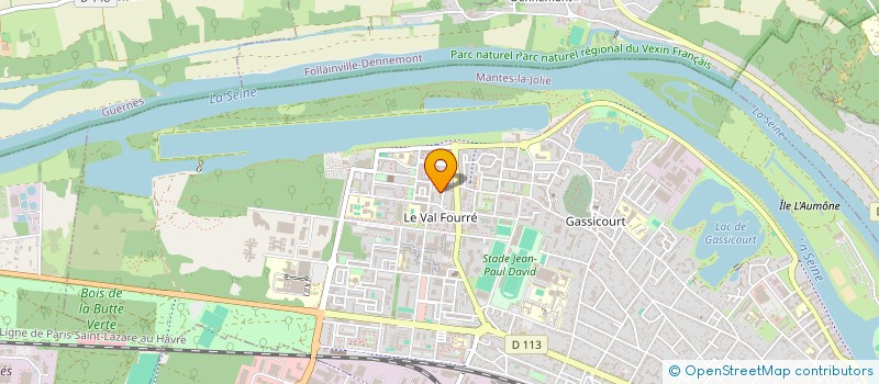 localisation de l'entreprise MONSIEUR BENOIT CHEMIN  MANTES-LA-JOLIE