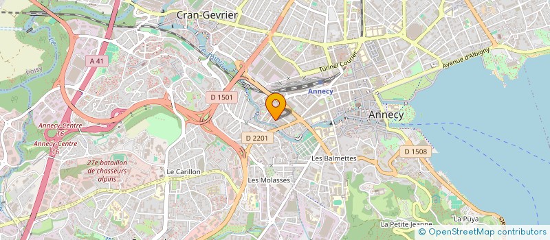 localisation de l'entreprise MONSIEUR BENOIT CHENEVARD à ANNECY