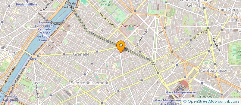 localisation de l'entreprise MONSIEUR BENOIT CHEVALIER  PARIS