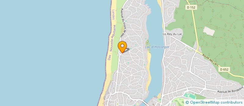 localisation de l'entreprise MONSIEUR BENOIT CHEVALIER  SOORTS-HOSSEGOR