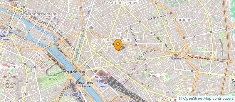 localisation de l'entreprise MONSIEUR BENOIT CHEVRETTE  PARIS