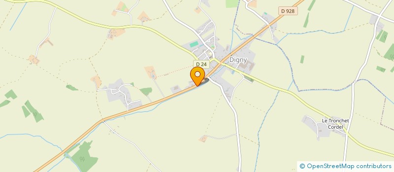 localisation de l'entreprise MONSIEUR BENOIT CHIFFARD à DIGNY