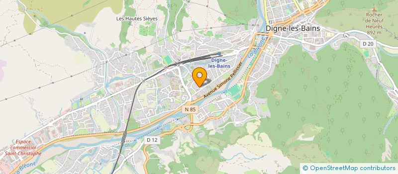 localisation de l'entreprise MONSIEUR BENOIT CHILOTTI à DIGNE-LES-BAINS