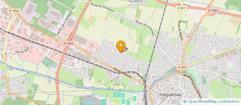 localisation de l'entreprise MONSIEUR BENOIT CHODERLOS DE LACLOS  HAGUENAU