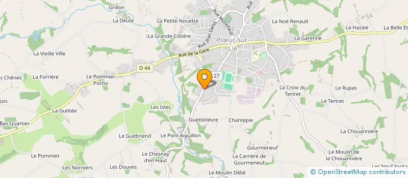 localisation de l'entreprise MONSIEUR BENOIT CHOUPAULT  PLUC-L'HERMITAGE