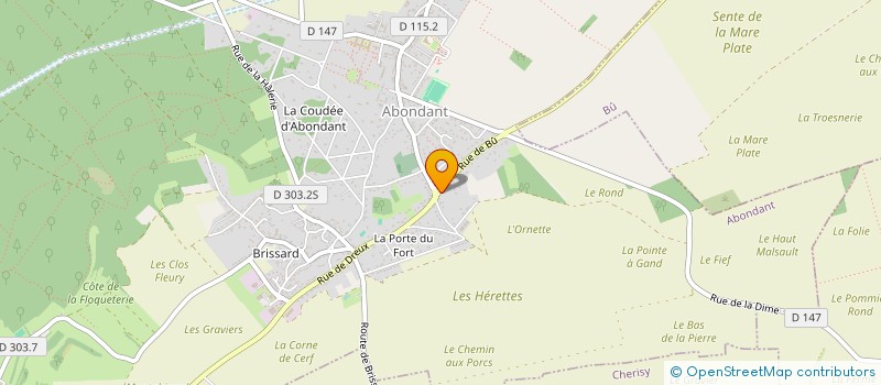 localisation de l'entreprise MONSIEUR BENOIT CHRISTIAN XAV HEBERT à ABONDANT