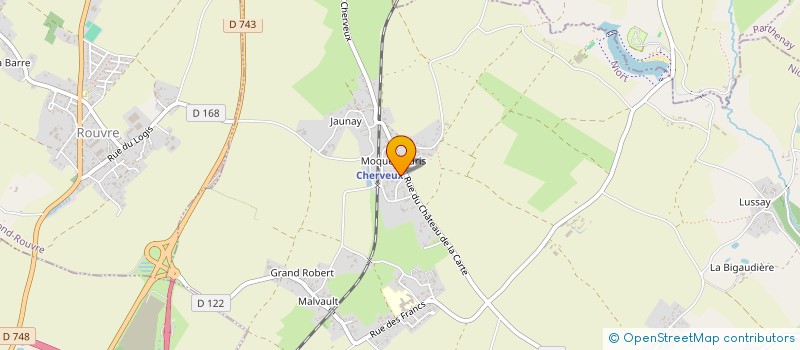 localisation de l'entreprise MONSIEUR BENOIT CHUILLET  CHERVEUX